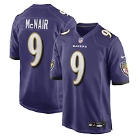 Maillot de joueur retraité Nike Steve McNair pour homme des Ravens Baltimore violet