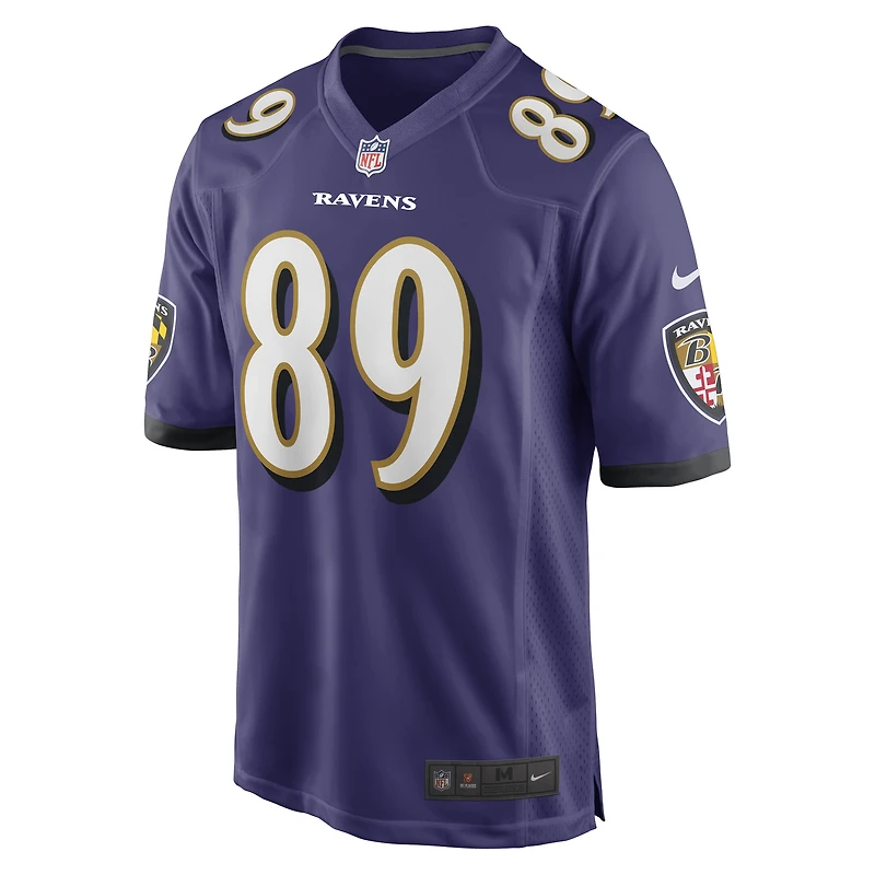 Men's Nike Steve Smith Sr. Purple Baltimore Ravens Retired Player Game Jersey