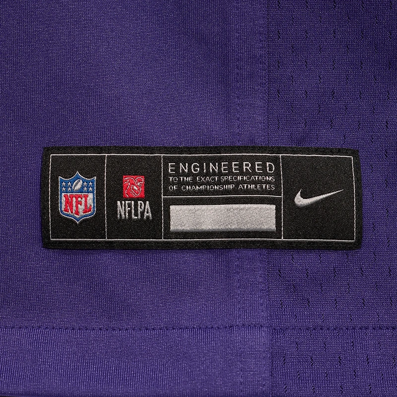 Men's Nike Trayvon Mullen  Purple Baltimore Ravens Team Game Jersey