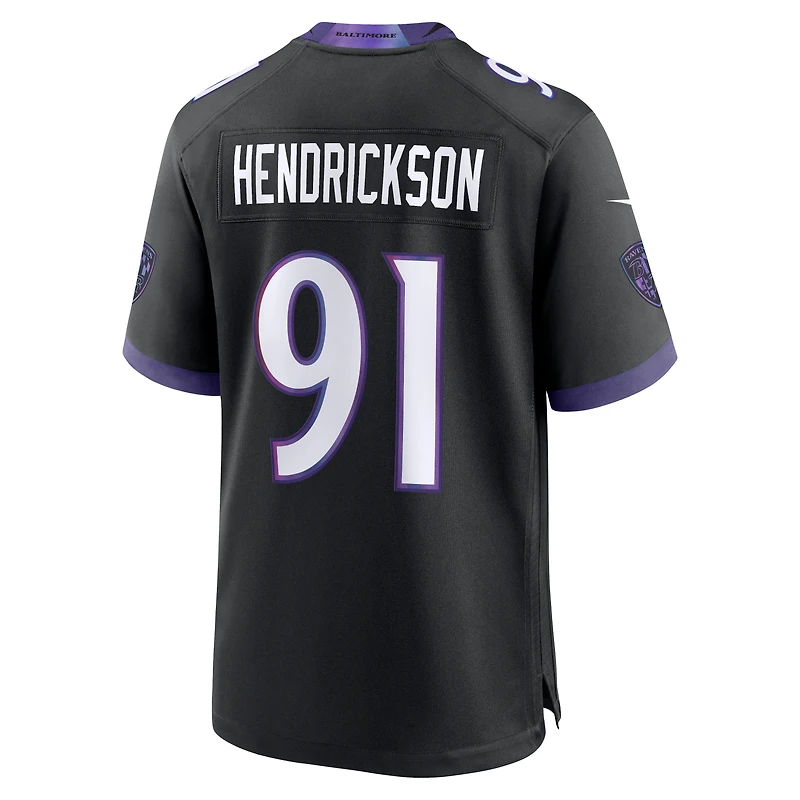 Maillot de match Nike Trey Hendrickson violet des Ravens Baltimore pour homme