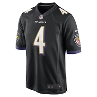 Men's Nike Zay Flowers Black Baltimore Ravens Alternate Game Jersey