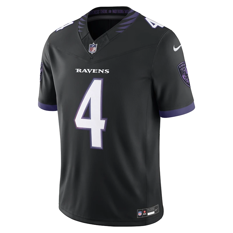 Maillot Nike Zay Flowers blanc Baltimore Ravens Vapor F.U.S.E. édition limitée cousue pour homme
