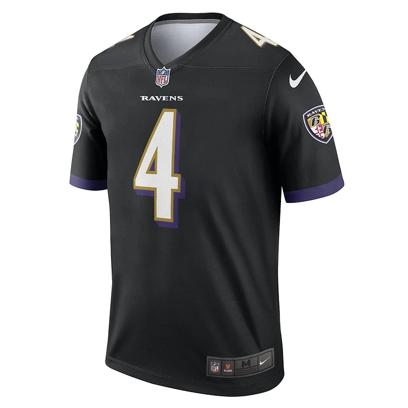 Haut Nike Zay Flowers pour homme, noir, motif joueur légendaire des Baltimore Ravens