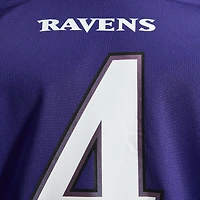 Men's Nike Zay Flowers Purple Baltimore Ravens Team Game Jersey