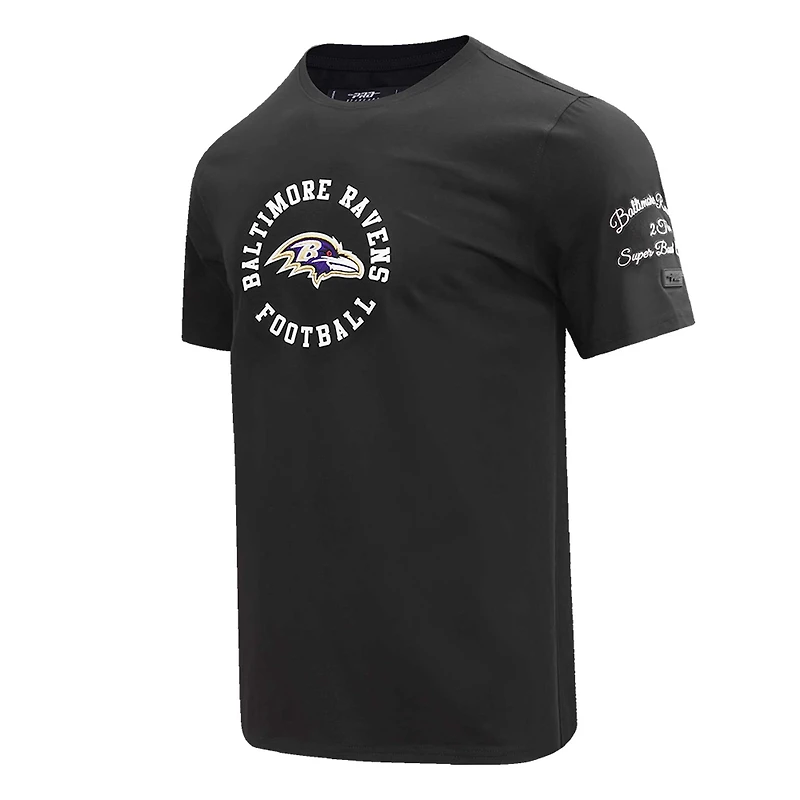 T-shirt hybride Pro Standard Baltimore Ravens noir pour homme
