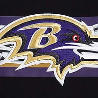 T-shirt rétro Striper Pro Standard noir Baltimore Ravens pour hommes