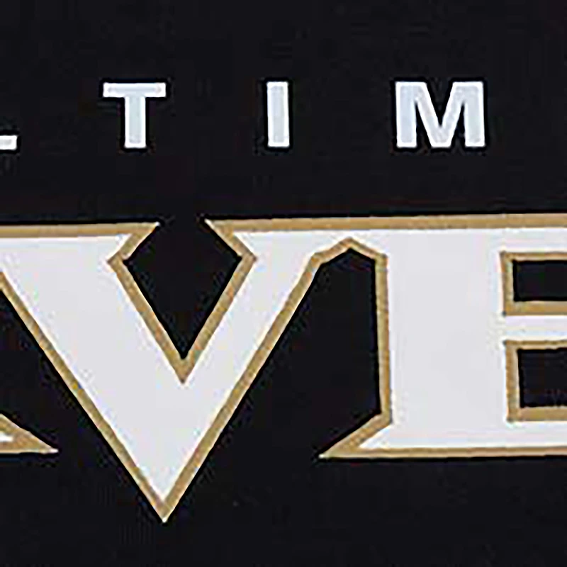 T-shirt rétro Striper Pro Standard noir Baltimore Ravens pour hommes