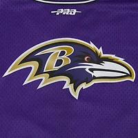 Maillot de baseball boutonné en maille Pro Standard Lamar Jackson violet Baltimore Ravens pour hommes