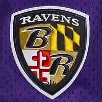 Maillot de baseball boutonné en maille Pro Standard Lamar Jackson violet Baltimore Ravens pour hommes