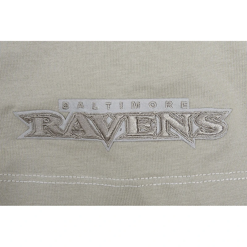T-shirt à épaules tombantes Pro Standard Tan pour homme des Baltimore Ravens