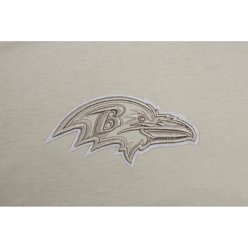 T-shirt à épaules tombantes Pro Standard Tan pour homme des Baltimore Ravens