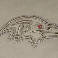 Sweat à capuche manches courtes pour homme Pro Standard Tan Baltimore Ravens Neutrals Capsule