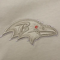 Sweat à capuche manches courtes pour homme Pro Standard Tan Baltimore Ravens Neutrals Capsule