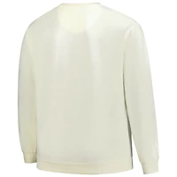 Sweat-shirt polaire crème pour homme, coupe grande taille, Baltimore Ravens