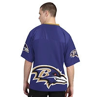 Pack de t-shirts à manches courtes et longues pour homme Starter, violet blanc, Baltimore Ravens