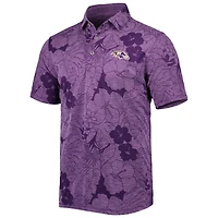 Polo Big & Tall Miramar Blooms des Ravens de Baltimore Tommy Bahama pour homme