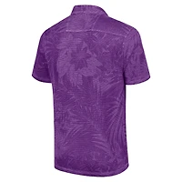 Polo Tommy Bahama violet pour homme Baltimore Ravens Sport Santiago Paradise