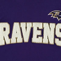 T-shirt à capuche manches longues Tommy Hilfiger Alex Ravens de Baltimore violet/blanc pour homme