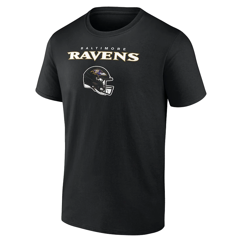 Men's Zay Flowers Black Baltimore Ravens Team Wordmark Name & Number T-Shirt