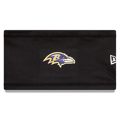 Bandeau de camp d'entraînement officiel New Era Baltimore Ravens COOLERA noir