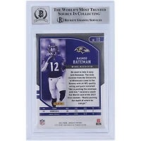 Panini America Rashod Bateman Baltimore Ravens Autographed 2021 Panini Absolute #113 Beckett Fanatics Witnessed Authenticated 10 Rookie Card