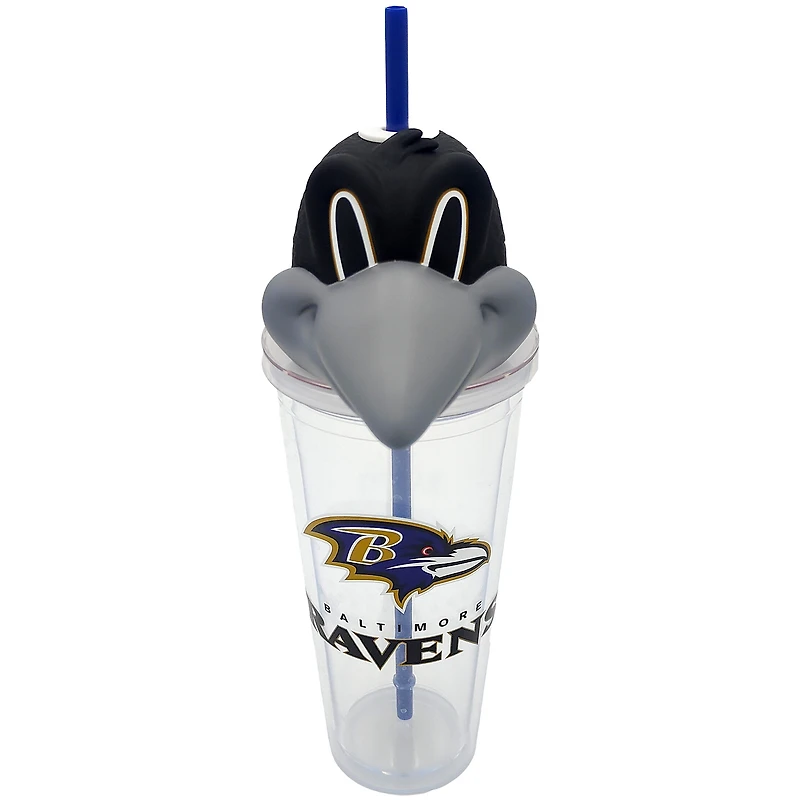 Gobelet à bec Pegasus Baltimore Ravens Mascot de 710 ml (24 oz).