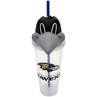 Gobelet à bec Pegasus Baltimore Ravens Mascot de 710 ml (24 oz).