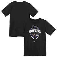 T-shirt Nike Dri-FIT Icon Legend des Baltimore Ravens pour enfant d'âge préscolaire