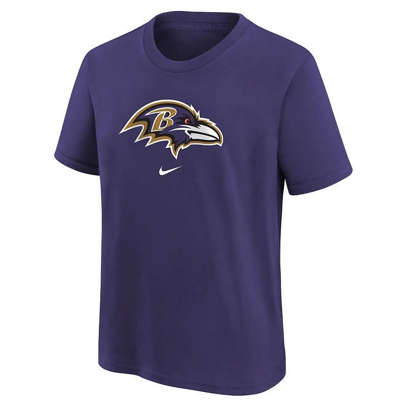 T-shirt préscolaire Nike violet Baltimore Ravens Team Wordmark