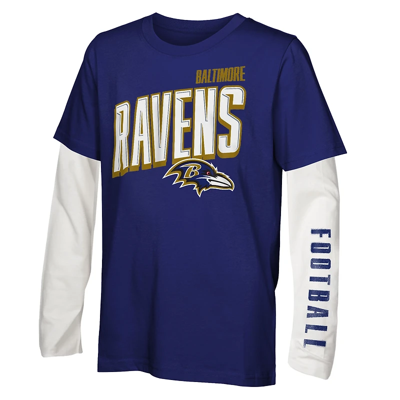 Ensemble de t-shirts « The Mix Combo » des Baltimore Ravens pour enfants d'âge préscolaire Outerstuff