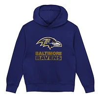 Sweat à capuche violet Baltimore Ravens Back to Basics pour enfants d'âge préscolaire