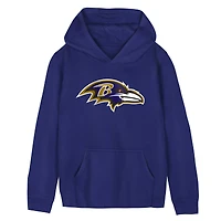 Sweat à capuche en polaire violet Baltimore Ravens pour enfants d'âge préscolaire