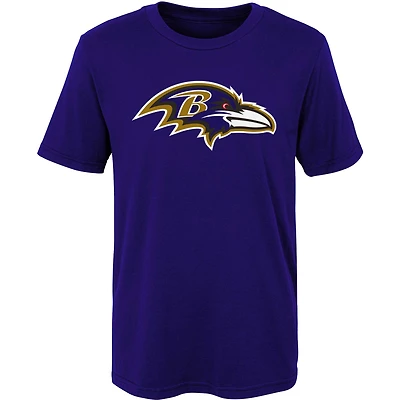 Preschool Purple Baltimore Ravens Primary Logo T-Shirt