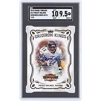 Priest Holmes Baltimore Ravens Autographed 2010 Panini Threads Gridiron Kings #12 #7/10 SGC Authenticated 9.5/10 Card