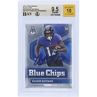 V106832 RAV Rashod Bateman Baltimore Ravens Autographié 2021 Panini Mosaic Blue Chips #9 Beckett Fanatics Witnessed Authenticated 9.5/10 Rookie Card 7 Rashod Bateman AUT PAA TRADING CARDS 45831 AUTTRC CA01F08138 #40