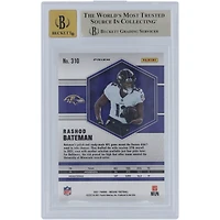 Rashod Bateman Baltimore Ravens Autographed 2021 Panini Mosaic Mosaic Green #310 Beckett Fanatics Witnessed Authenticated 9.5/10 Rookie Card