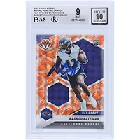 V106832 RAV Rashod Bateman Baltimore Ravens Autographié 2021 Panini Mosaic NFL Debut Mosaic Reactive Orange Prizm #249 Beckett Fanatics Witnessed Authenticated 9/10 Rookie Card 7 Rashod Bateman AUT PAA TRADING CARDS 45831 AUTTRC CA01F08137 #39