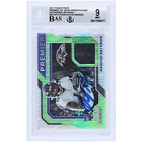 V106832 RAV Rashod Bateman Baltimore Ravens Autographié 2021 Panini Prizm Premier Neon Green Pulsar Jersey Relic #PJ-10 Beckett Fanatics Witnessed Authenticated 9/10 Rookie Card 7 Rashod Bateman AUT PAA TRADING CARDS 45831 AUTTRC CA01F08141 #43