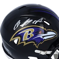 Casque Riddell Speed ​​Mini autographié par Rashod Bateman des Baltimore Ravens