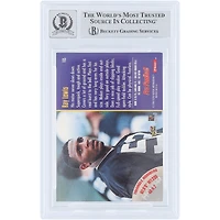 Ray Lewis Baltimore Ravens Autographed 1996 Fleer #165 Beckett Fanatics Witnessed Authenticated 10 Rookie Card