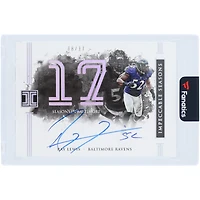 Ray Lewis Baltimore Ravens Autographed 2016 Panini Impeccable Seasons #15 #8/17 Card