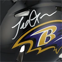 Terrell Suggs Baltimore Ravens Autographed Riddell Speed Authentic Helmet 