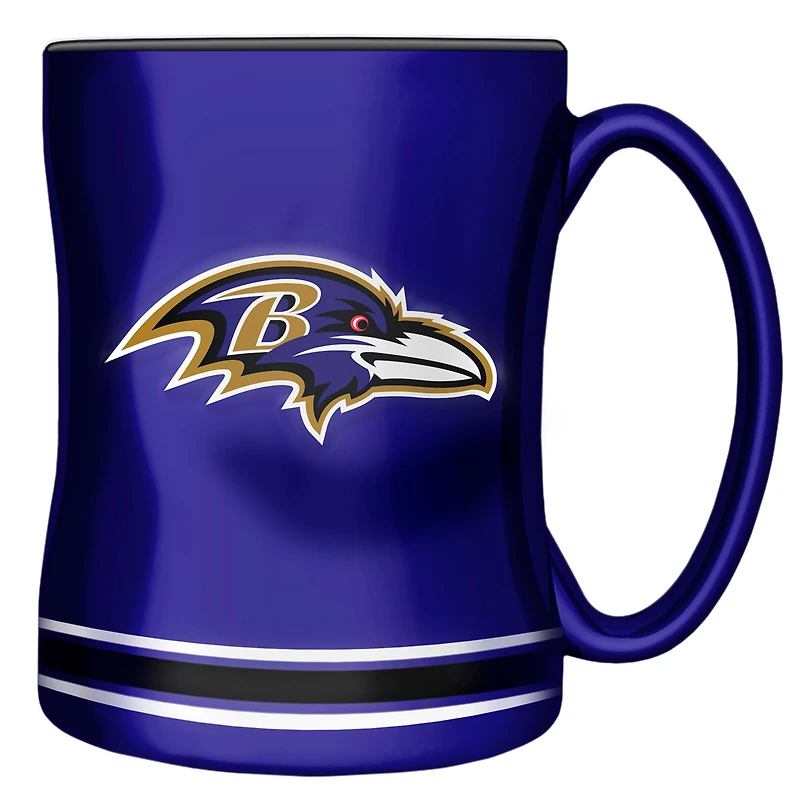 Mug sculpté The Sports Vault Baltimore Ravens - 414 ml (14 oz)
