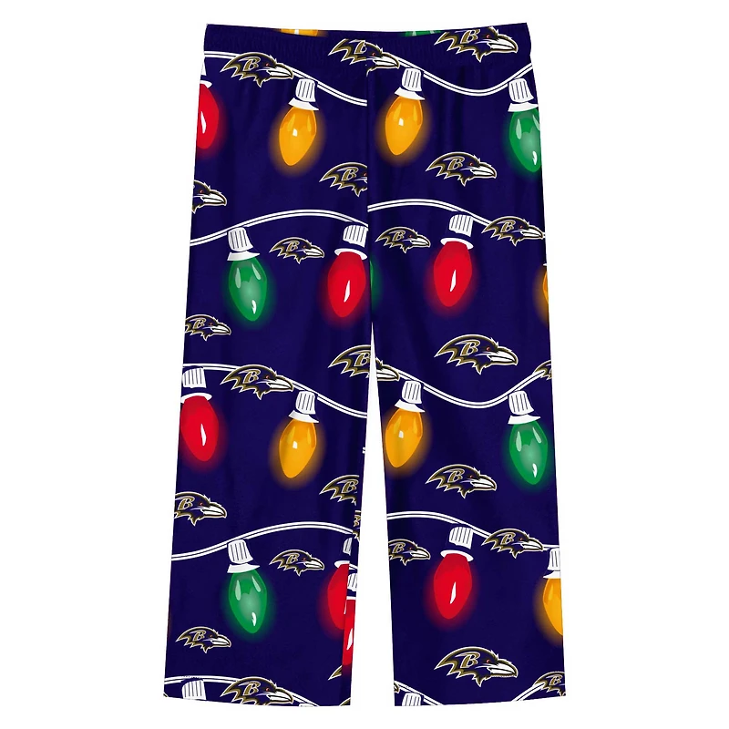 Ensemble pyjama à manches longues deux pièces pour tout-petits Baltimore Ravens