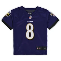 Toddler Nike Lamar Jackson Purple Baltimore Ravens Game