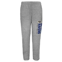 Toddler Outerstuff  Heather Gray Baltimore Ravens Crewneck Sweatshirt & Pants Set