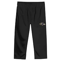 Toddler Outerstuff Purple/Black Baltimore Ravens Red Zone V-Neck T-Shirt & Pants Set