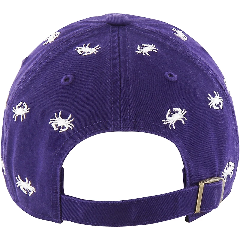 Casquette unisexe '47 Purple Baltimore Ravens Confetti Clean Up réglable