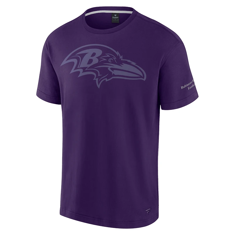 T-shirt unisexe Fanatics violet emblématique des Baltimore Ravens