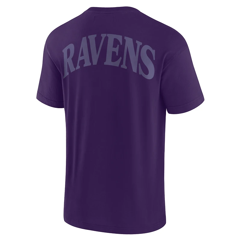 T-shirt unisexe Fanatics violet emblématique des Baltimore Ravens